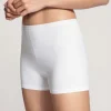 Calida Iconics Pants 1 Calida Iconics Pants -SPANX-Shop Calida Comfort Hose kurzes Bein weiss 25024 001