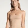 Calida Natural Comfort Spaghetti-Top 2 Calida Natural Comfort Spaghetti-Top -SPANX-Shop Calida Natural Comfort Spaghetti Top Traeger verstellbar haut teint 11075 160